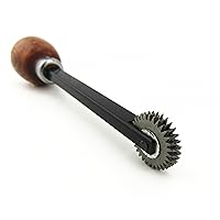1pc Engrave Etching Copper Printmaking Roulette Wheel Embossing Carve Tool Point Face Head Roulette