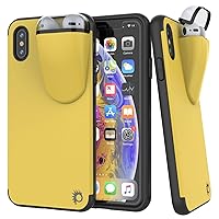 Punkcase iPhone X Airpods Case Holder (TopPods Series) | Slim & Durable 2 in 1 Cover Designed for iPhone X (5.8