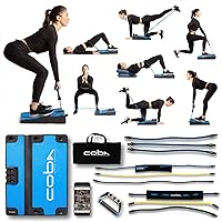 COBA Board Body Trainer - Full Home Workout System, Core, Booty, Arm & Glute Exercise Machine, Portable Home Gym Full Body Resistance Band Trainer with Training App