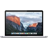 2015 Apple MacBook Pro with 2.5GHz Intel Core i7 (15- inch, 16GB RAM, 512GB SSD Storage) Silver (Renewed)