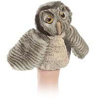 Folkmanis Little Owl Hand Puppet, Multi-Colored, 1 ea (3087)