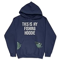 Crazy Dog T-Shirts Fishing Hoodies Funny and Sarcastic Unisex Hooded Sweatshirts for Fishermen