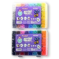Fuse Beads 8800 Pieces Soft Melty Beads 48 Colors Soft Fusible Beads 5mm Melting Beads
