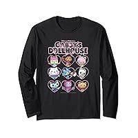 DreamWorks Gabby's Dollhouse Valentine's Day Group Shot Long Sleeve T-Shirt