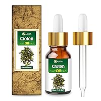 Croton Oil (Codiaeum Variegatum) Essential Oil 100% Pure & Natural Undiluted Unrefined Uncut Organic Standard Oil Therapeutic Grade Oil Aromatherapy Bulk Oil 30ml/1.01fl oz