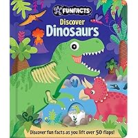 Discover Dinosaurs: Lift-the-Flap Book: Board Book with Over 50 Flaps to Lift! (FunFacts)