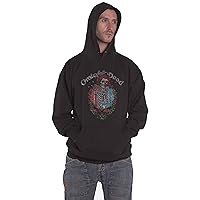Grateful Dead Men's Floral Stealie Hooded Sweatshirt Black