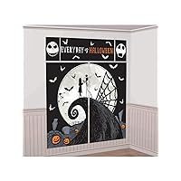 Disney Tim Burton's Nightmare Before Christmas Scene Setters with Photo Props - Assorted Sizes (17 Count) - Perfect for Halloween Parties & Themed Events