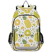 ALAZA Cute Pineapple Fruit Polka Dot Backpacks Reflective Safety Backpack