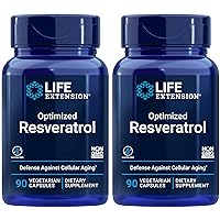 Optimized Resveratrol, 90 Caps (Pack of 2)