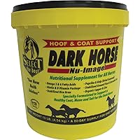 784299621008 Dark Horse Nu-Image Hoof & Coat Support for Horses, 10 lb