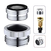 Faucet To Garden Hose Adapter With Aerator,Sink Faucet To Garden Hose Adapter For Bathroom/Kitchen,3/4