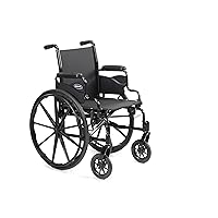 Invacare 9SL_PTO_34745 Series 9000 SL Durable Light Weight Wheelchair with Desk-Length Arms, 16