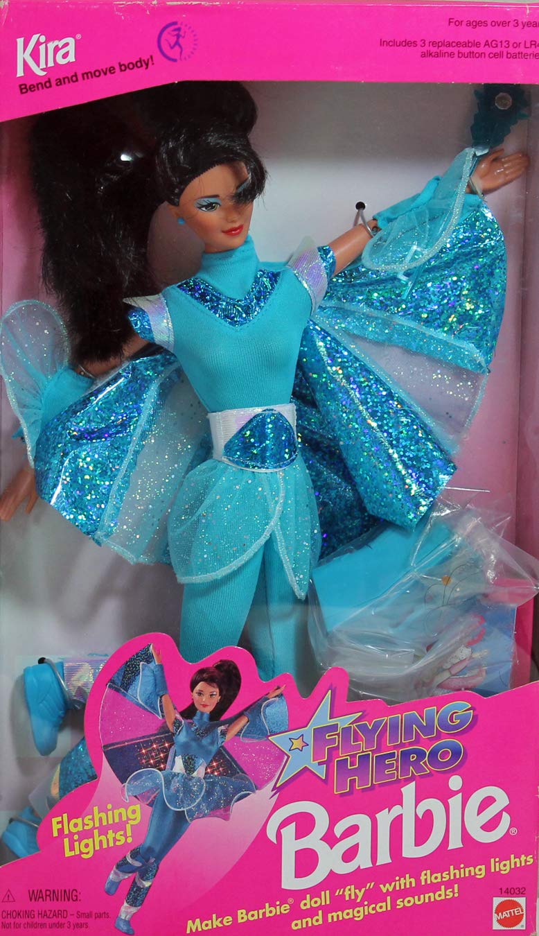 Flying Hero Barbie KIRA DOLL w Lights & Sounds (1995)