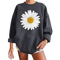 Women's Long Sleeve Hoodies Tops Funny Vintage Graphic Loose Lightweight Fall Clothes Fall Winter Clothes