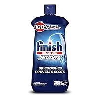Finish Jet-dry, Rinse Agent, Ounce Blue 32 Fl Oz (Pack of 12)