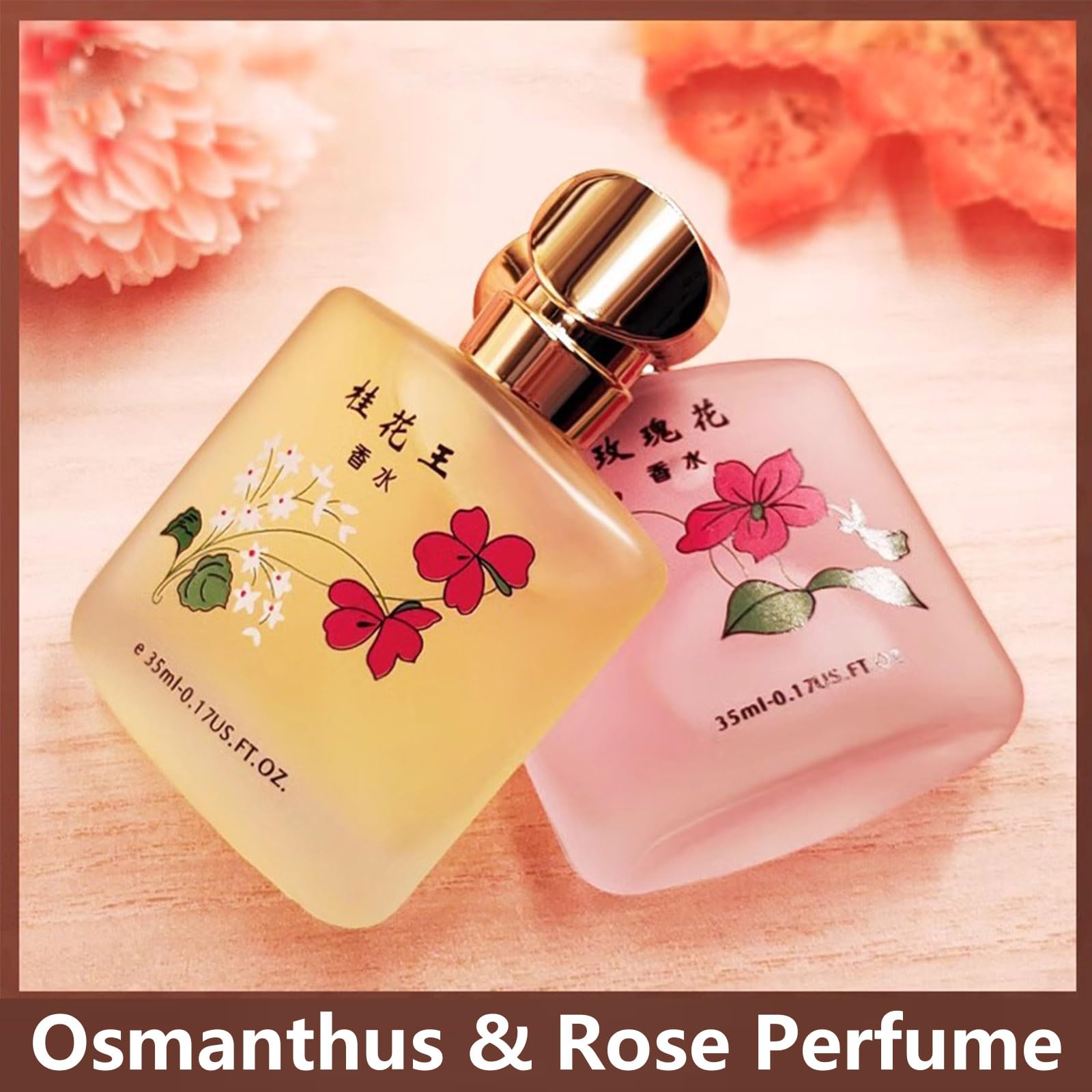 Grospe Osmanthus Perfume Women Eau de Parfum, Osmanthus Blossom for Women Eau de Parfum Spray, Pure Osmanthus Extract for Restoring Osmanthus Flavor, 1.25 fl.oz./ 35ml (Osmanthus)