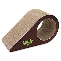 Catify by Best Pet Supplies, Inc., Inc., Inc., Droplet Cardboard Cat Scratcher with Catnip (CTM-07)