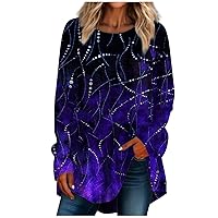 Plus Size T Shirts for Women Cute Shirts Funny Shirts Tight Long Sleeve Shirts for Women T Shirt Womens T Shirts Trendy Fall Clothes for Women Shirts Long Sleeve Shirts for Women Purple S