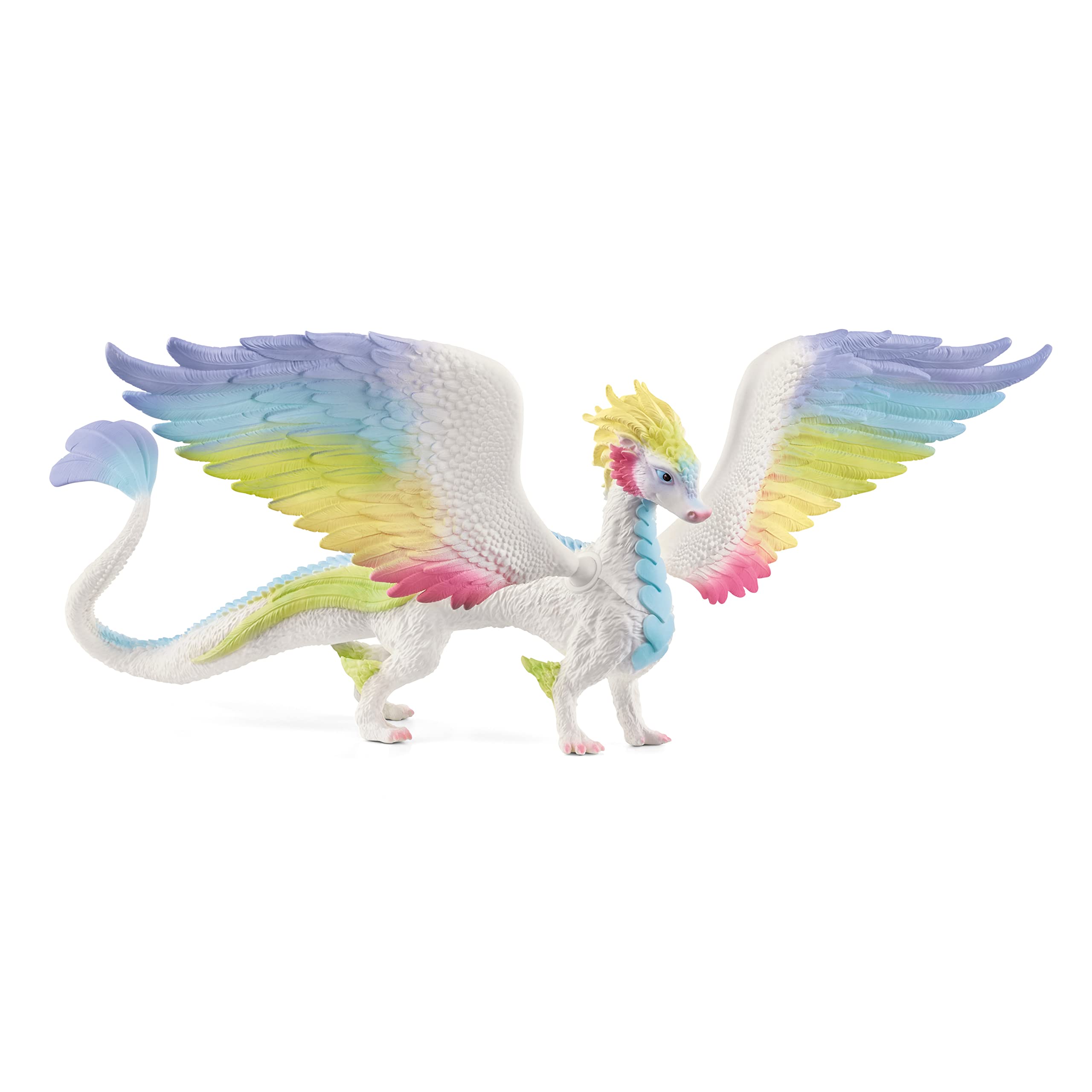 Schleich bayala, Mythical Creatures Toys for Kids, Rainbow Dragon Figurine with Movable Wings, Ages 5+