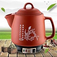 4L Ceramic Kettle Chinese Medicine Stewing Pot,220V Automatic Electric Chinese Herb Tea Pot,Multifunctional Health Pot, Smart Medicine Pot Household