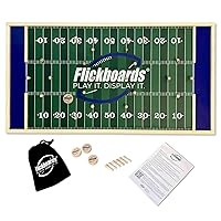 Wooden Football Board Game - Family Fun Indoor Outdoor Party Games Sport Simulation Tabletop Game in Blue