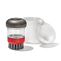OXO Outdoor Kitchen Soap Dispensing Dish Brush with Storage Case