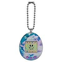 Bandai Tamagotchi Original Sky Shell | Tamagotchi Original Cyber Pet 90s Adults and Kids Toy with Chain | Retro Virtual Pets are Great Boys and Girls Toys Or Gifts for Ages 8+