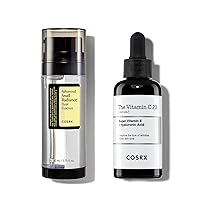 Anti-aging Serums- Snail Dual Essence 74.3% + Vitamin C 23% Serum, Niacinamide 5%, Intensive Hydrating for Fine lines, Hyperpigmentation, After Blemish Care