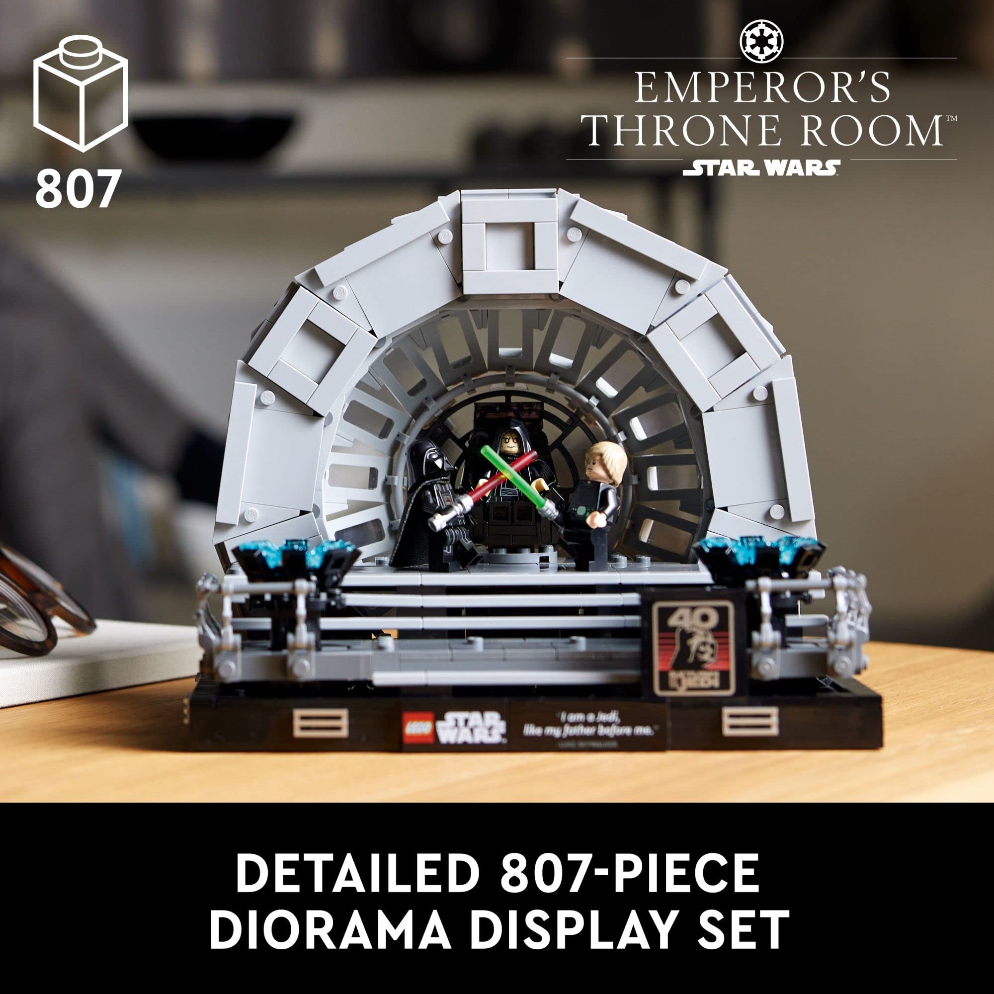 LEGO Star Wars Emperor’s Throne Room Diorama 75352 Building Set for Adults, Classic Star Wars Collectible for Display with Darth Vader Minifigure, Fun Birthday Gift for Men and Women