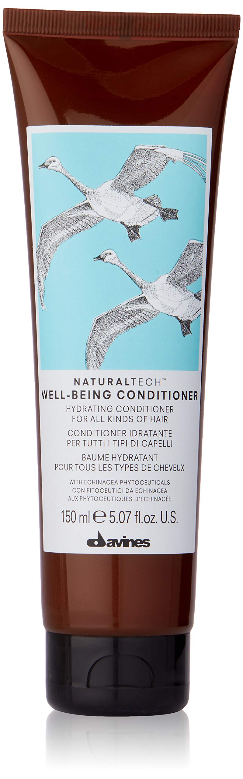 Davines Naturaltech WELLBEING Conditioner, Detangle While Adding Moisture And Shine, Leave Hair Easy To Style, 5.07 fl. oz.
