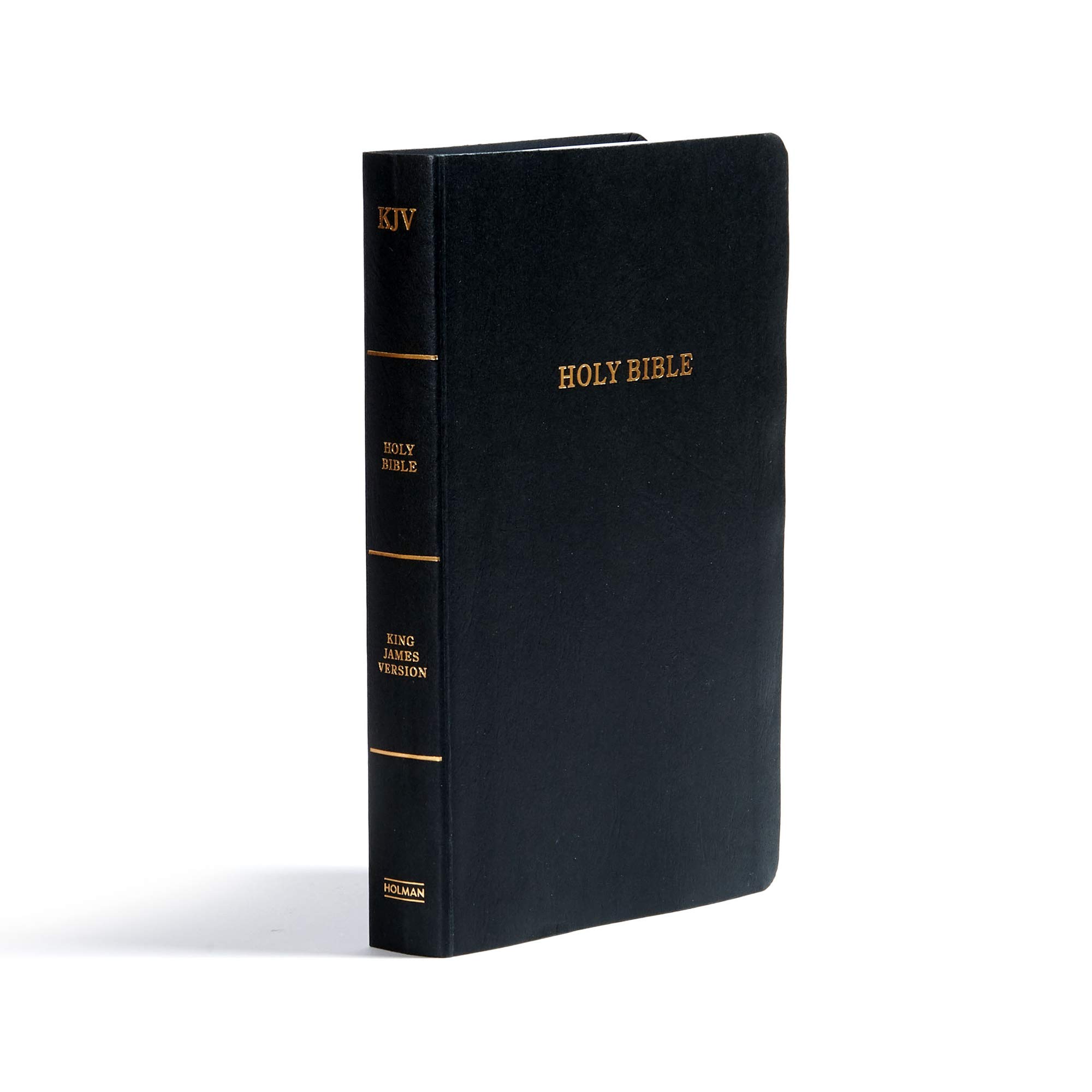 KJV Gift and Award Bible, Black Imitation Leather, Red Letter, Pure Cambridge Text, Presentation Page, Easy-to-Read Bible MCM Type