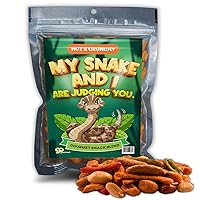 Gears Out Sensational Snake and I Approved Trail Mix - Exotic Reptile Snacking Nutty, Fruity, and Crunchy Blend Healthy Reptile Treat for Pet Owners and Enthusiasts