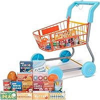 Casdon Shopping Trolley | Colourful Toy Shopping Trolley for Children Aged 3+ | Equipped with Everything Needed for an Exciting Shopping Trip!