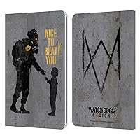 Head Case Designs Officially Licensed Watch Dogs Legion Nice to Beat You Street Art Leather Book Wallet Case Cover Compatible with Kindle Paperwhite 1/2 / 3