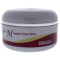 Mon Platin Jojoba Clay Hair Wax – Mens Hair Products, Matte Styling - Moisturizing Hair Grooming Wax with Jojoba Extract -Matte Wax,Firm Hold Wax, Flake Free Hair Wax-150 ml