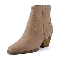 CUSHIONAIRE Women's Outlaw Western boot +Memory Foam, Wide Widths Available