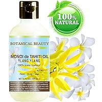 MONOI TIARE TAHITI OIL YLANG YLANG Pure 4 Fl.oz - 120 ml. For Skin, Face, Hair and Nail Care