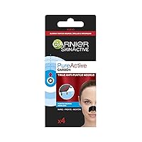 Pure Active Intensive Anti-Blackhead Charcoal Nose Strips, 4-Piece