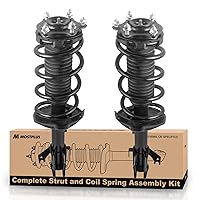 MOSTPLUS Front Pair Complete Strut Spring Assembly Compatible for 2007-2014 Honda CR-V CRV 2.4L Replaces 11605 11606 1333365L 1333365R Left & Right Shock Coil