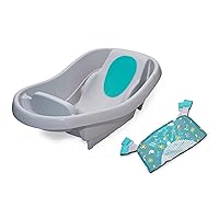 Ingenuity Summer by Ingenuity Comfy Clean Deluxe Newborn to Toddler Bather, 0-24 Months