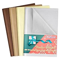BOUBONI 160 Sheets Kraft Tissue Paper Bulk 11.5 x 8 inch Brown Wrapping Paper for Gift Bags Art Paper Crafts Suitable for Birthday Parties Weddings Festival Flowers Projects