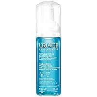 Uriage Cleansing Makeup Remover & Foaming Cleanser | Gentle Micellar Face and Eye Face Wash | Soap-free and Ophthalmologist tested Treatment for Normal to Oily Skin, 5 fl.oz.