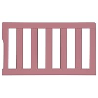 Convertible Crib Toddler Guard Rail in Rose, Converts Cribs to Toddler Beds, Solid Wood Construction