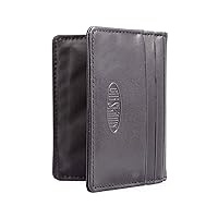 Big Skinny New Yorker Leather ID Slim Wallet, Holds Up to 24 Cards