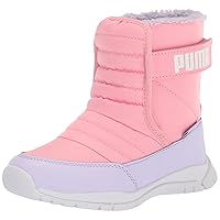 PUMA Kids Nieve Winter Boot Snow, Peony-Light Lavender, 4 US Unisex Toddler
