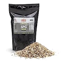 Lane's SPG Seasoning & Rub, All-Natural Coarse Ground Salt Pepper Garlic Seasoning for Any Types of Dishes, Classic Bold Flavor, No MSG, No Preservatives, Gluten-Free, Made in USA, 2 Lb