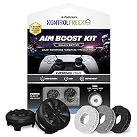 KontrolFreek Aim Boost Kit for Playstation 5 (PS5) and Playstation 4 (PS4) Controller | Includes Performance Thumbsticks and Precision Rings | Black Galaxy Edition