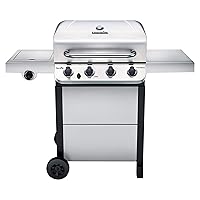 Performance Series Convective 4-Burner with Side Burner Cart Propane Gas Stainless Steel Grill - 463377319