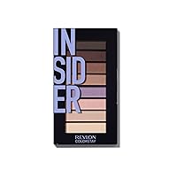 Revlon Eyeshadow Palette, ColorStay Looks Book Eye Makeup, Highly Pigmented in Blendable Matte & Metallic Finishes, 940 Insider, 0.21 Oz